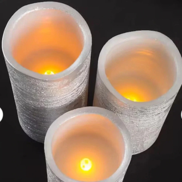 Flameless Candles set of Three with remote. In the box never been used. - Picture 3 of 14